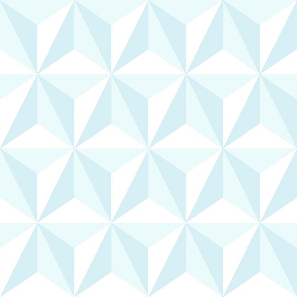 Manhattan Comfort Grigny Adella Sky Blue Geometric 33 ft L X 209 in W Wallpaper BR4060-138912 - main